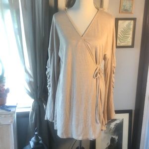EASEL; FANCY WRAP CARDIGAN
